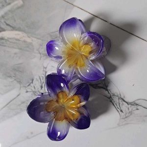 Set of 4 Flower Hair Clips