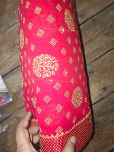 Traditional Bandhani Cotton Saree