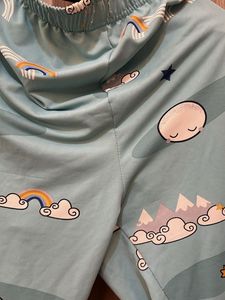 Cute Cloud Print Coord Set
