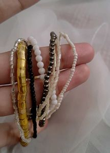 Set of 5 Beaded Bracelets