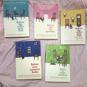 Story book set Before the Coffee Gets Cold
