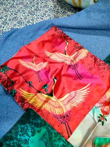 Vibrant Crane Print Cushion Covers (6)