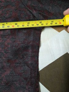 Men's Kurta with Embellished Neckline