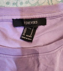 Forever 21 Lavender Love T Shirt