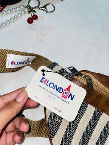 Stylish Striped Waist Bag