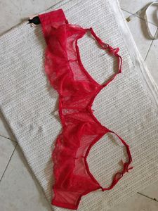 victoria's secret Red Lace Bralette
