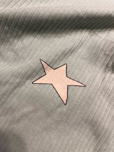 H&amp;M Star Print ribbed Pajama Set New piece