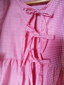 Pink Gingham Top
