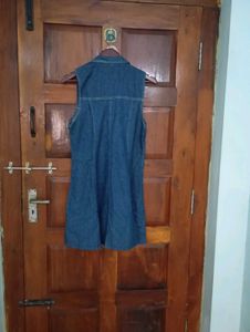 Sleeveless Denim Dress