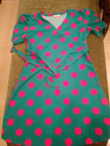 Classic retro style polka dotted