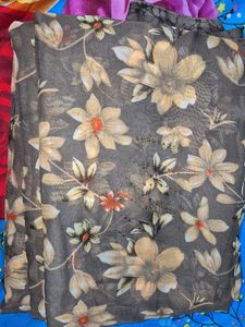 Floral Print saree