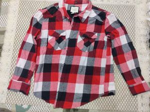 Forever 21 - Full Sleeve - Red &amp; Black Checked Shirt.