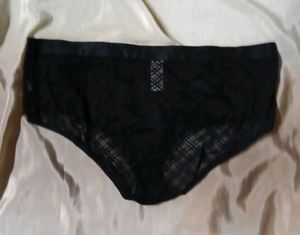 Elegant Black Lace Briefs