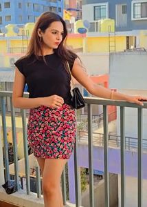 Floral Print Mini Skirt 🎀