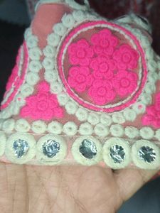 Indo Western Lehenga Cum Saree Long With Zip Pearl