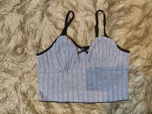 Cute Grey Cami Top