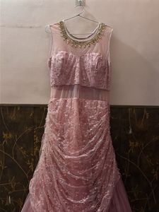 Stunning Pink Embellished Gown