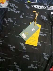 Men's Printed Black Shorts