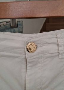 GUESS white shorts