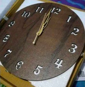 Wall Clock-001 Wenge 25x25cm