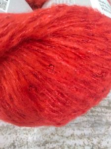 Sparkling Red Yarn Ball