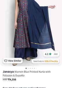 Brand New Anarkali Pallazzo Set