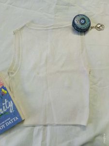 Zara White Sleeveless Knit Top