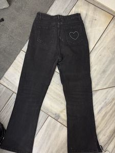 Women's Black Flare Jeans