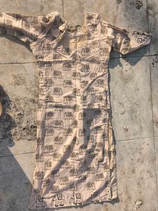 Cute Elephant Print Kurta
