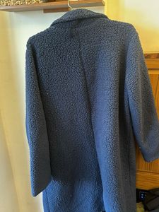 Cozy Navy Teddy Coat