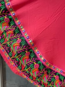 Embroidered Blue Navratri Chaniya Choli