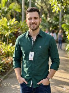 Men's US Green Polo Shirt newwdtag