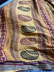 Used pure cotton saree