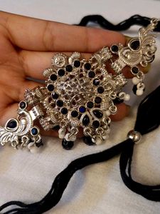 combo of 2 Oxidized Silver Necklace &amp; Earring Set