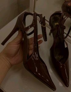 Zara cherry red heels