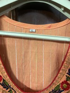 Orange Kurti L Size