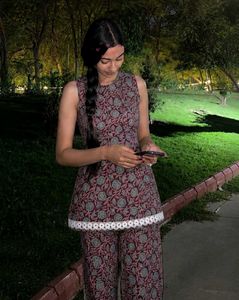 Printed Kurta Set with Pants