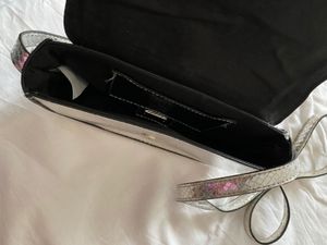 Silver Snake Crossbody Bag