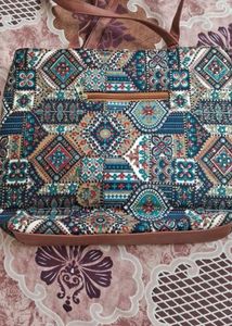 Bohemian Print Tote Bag
