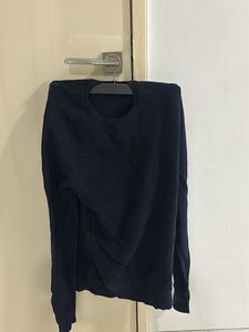 Navy Blue Knit Sweater