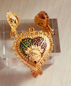 Imitation Pendant And Earrings Set.