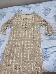Melange Straight Kurti