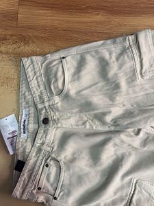 Cream 8 pocket  Cargo Pants for women