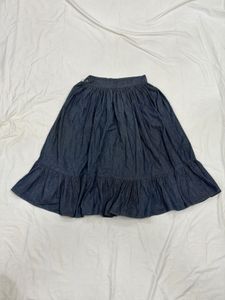 Denim Midi Skirt