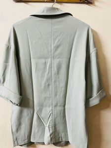 Mint Short Sleeve Blazer