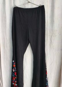 Embroidered Flare Pants