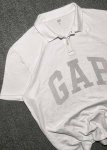 GAP Men's White Polo Shirt