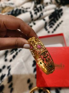Kushal's antique Gold Bangles