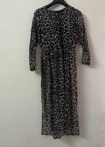 Leopard Print Nyraa cut kurti