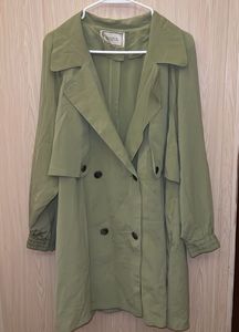 EYEFUL Lightweight Green Trench Coat